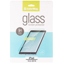 Защитное стекло COLORWAY 9H для Apple iPad 2019 10.2” (CW-GTAP102)