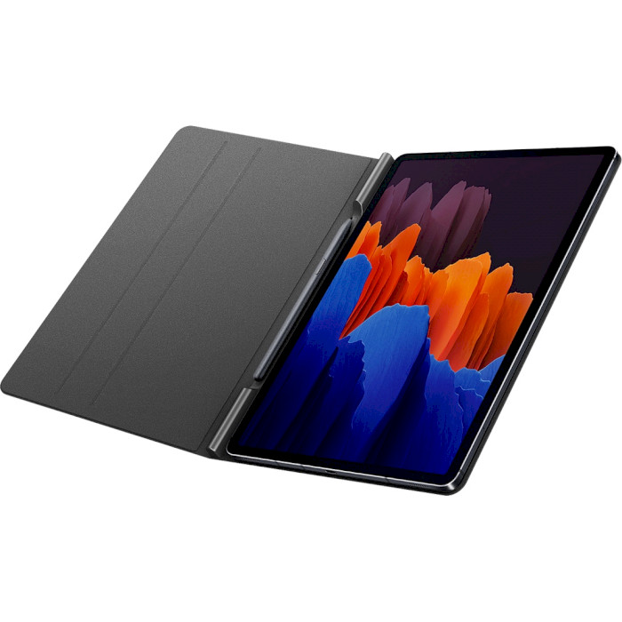 Чехол SAMSUNG Galaxy Tab S7 + Book Cover Black (EF-BT970PBEGRU) Материал полиуретан