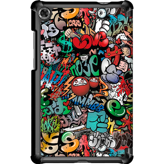 Чехол BECOVER Smart Case для Lenovo Tab M8 TB-8505 Graffiti (705026) Материал искусственная кожа