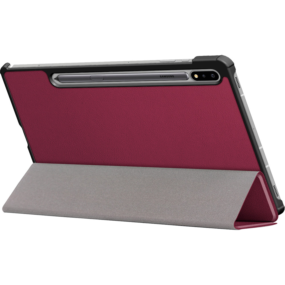 Чохол BECOVER Smart Case для Samsung Galaxy Tab S7 Red Wine (705224) Матеріал штучна шкіра