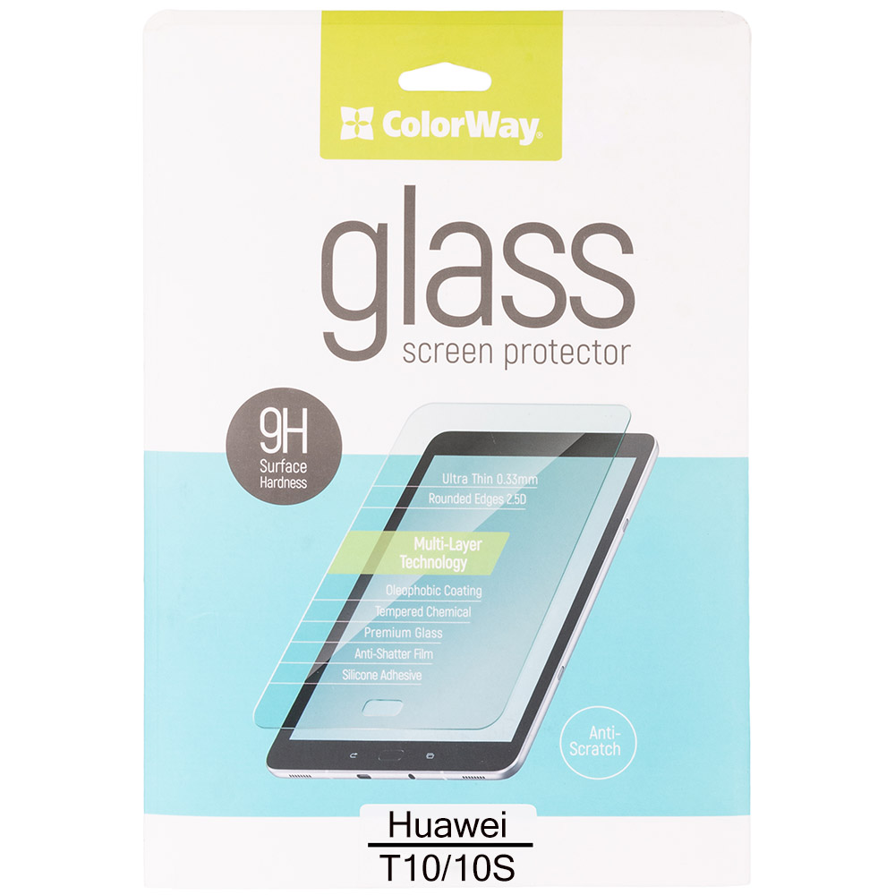 

Защитное стекло COLORWAY 9H для Huawei MatePad T10/10S (CW-GTHMT10), для Huawei MatePad T10/10S 9H