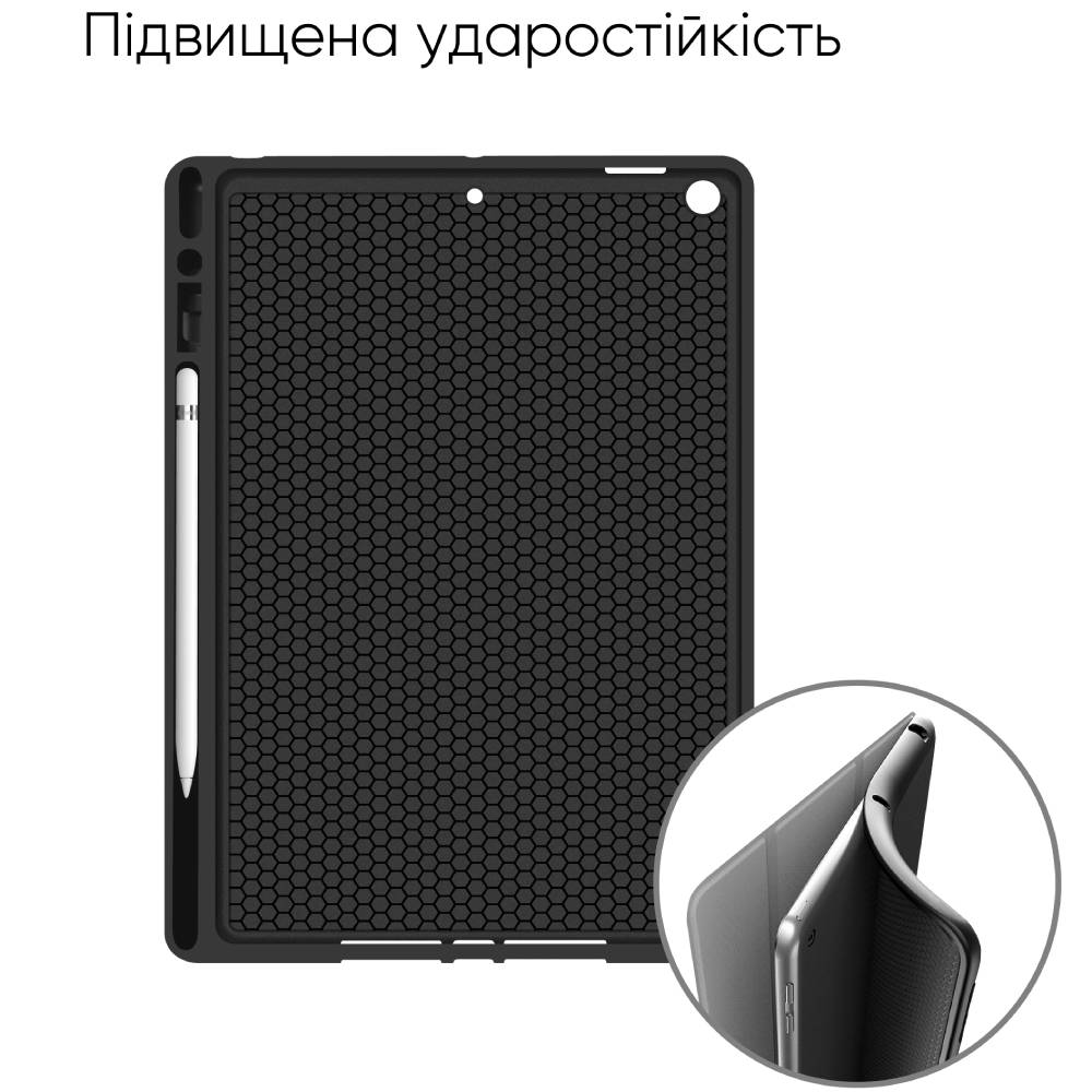 Зовнішній вигляд Чохол AIRON iPad 10.2 "2019/2020/2021 7/8 / 9th Gen Air 3 (4821784622495) + захисна плівка