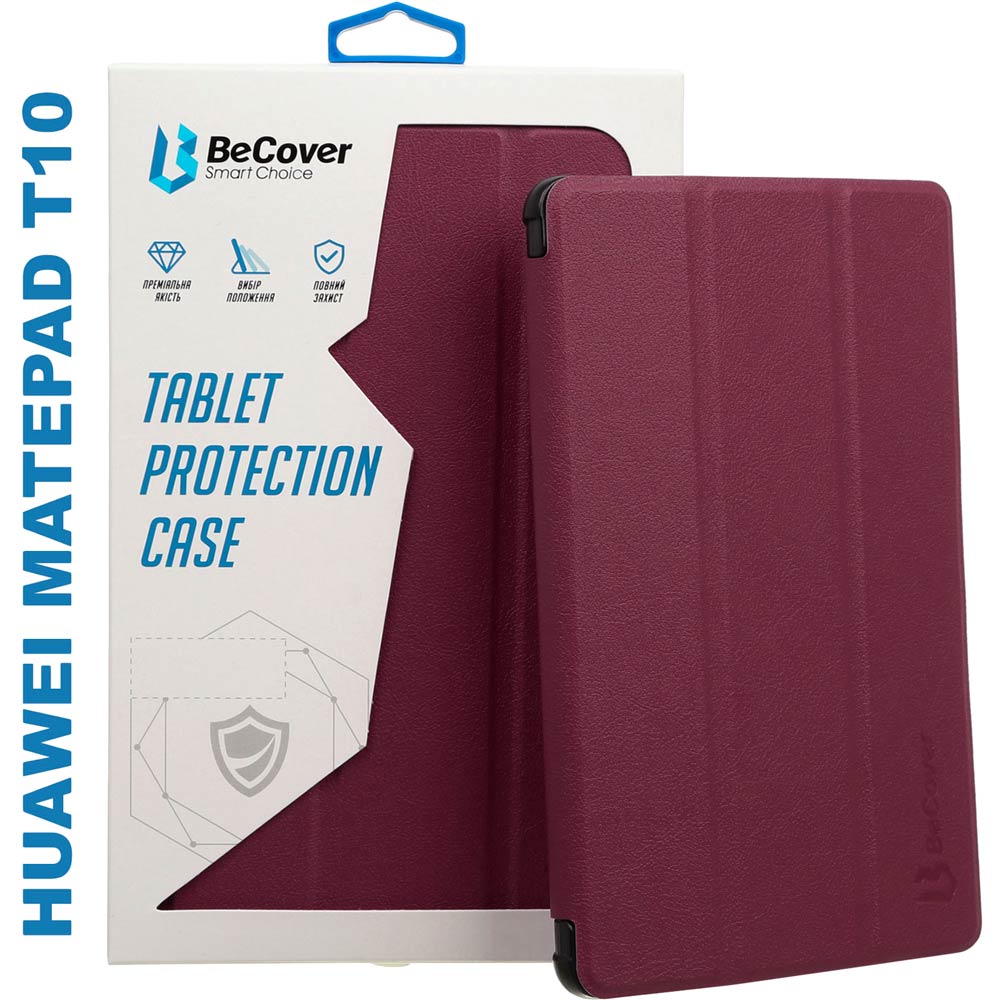 Чохол-книжка BeCover Smart Case для Huawei MatePad T10 Red Wine (705396)