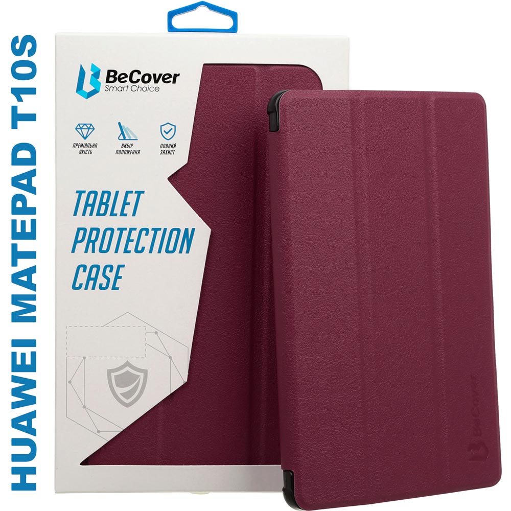 Чохол-книжка BeCover Smart Case для Huawei MatePad T10s Red Wine (705405)