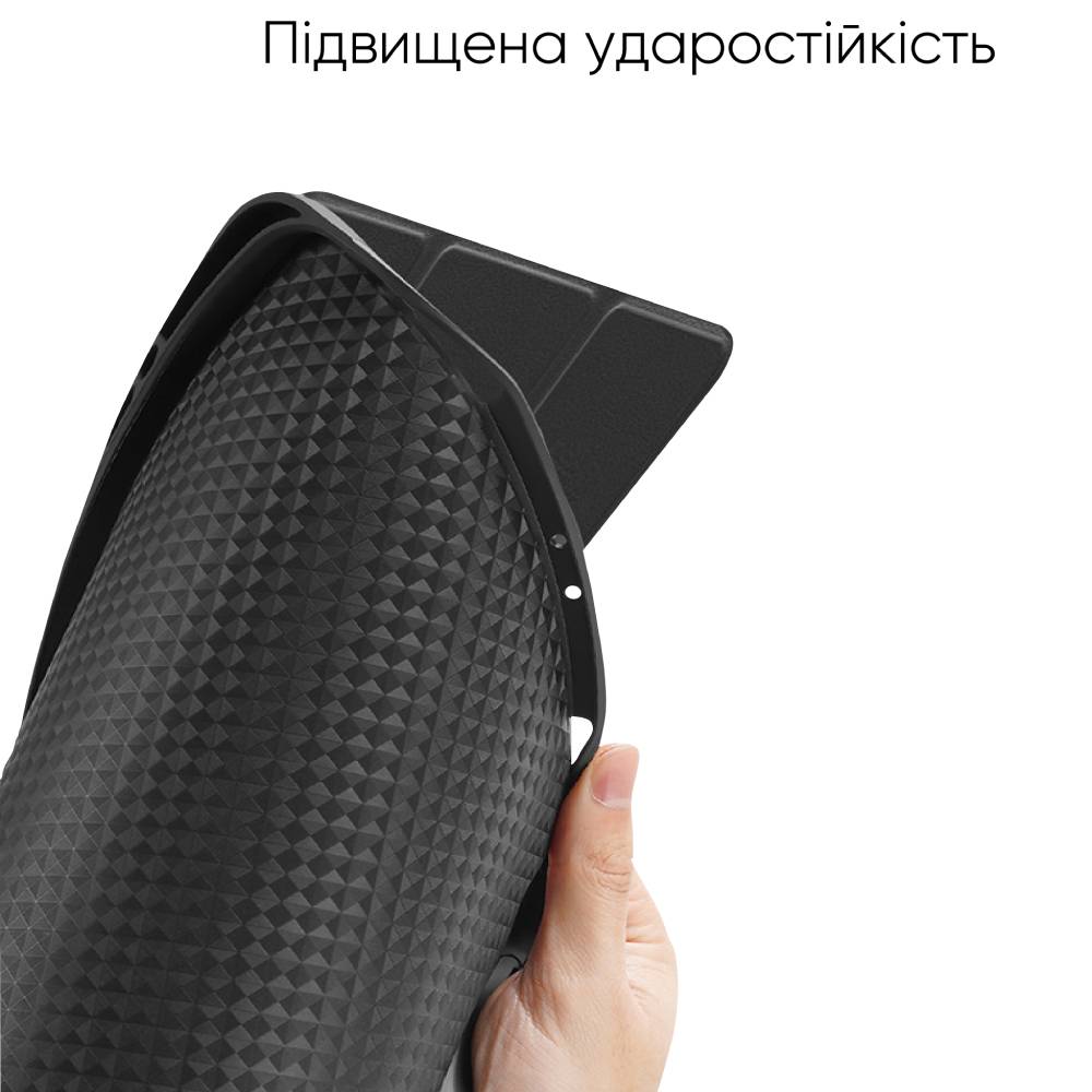 Зовнішній вигляд Чохол AIRON Premium SOFT + Захисна плівка для Apple iPad Air 10.9" 2020 Black (4822352781033)