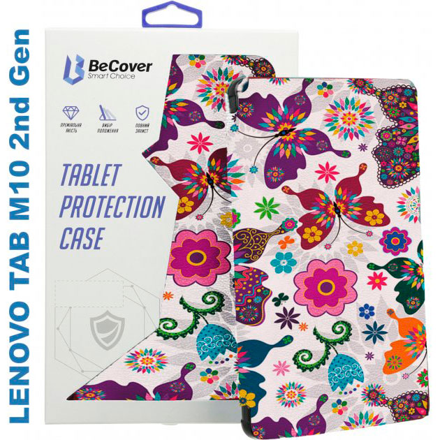 Чехол BECOVER Lenovo Tab M10 TB-X306F HD (2nd Gen) Butterfly (706110)