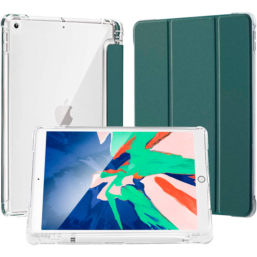 

Чехол BECOVER Soft Edge для Apple iPad 10.2 2019/2020 Dark Green (706596), Чохол-книжка Soft Edge Apple iPad 10.2