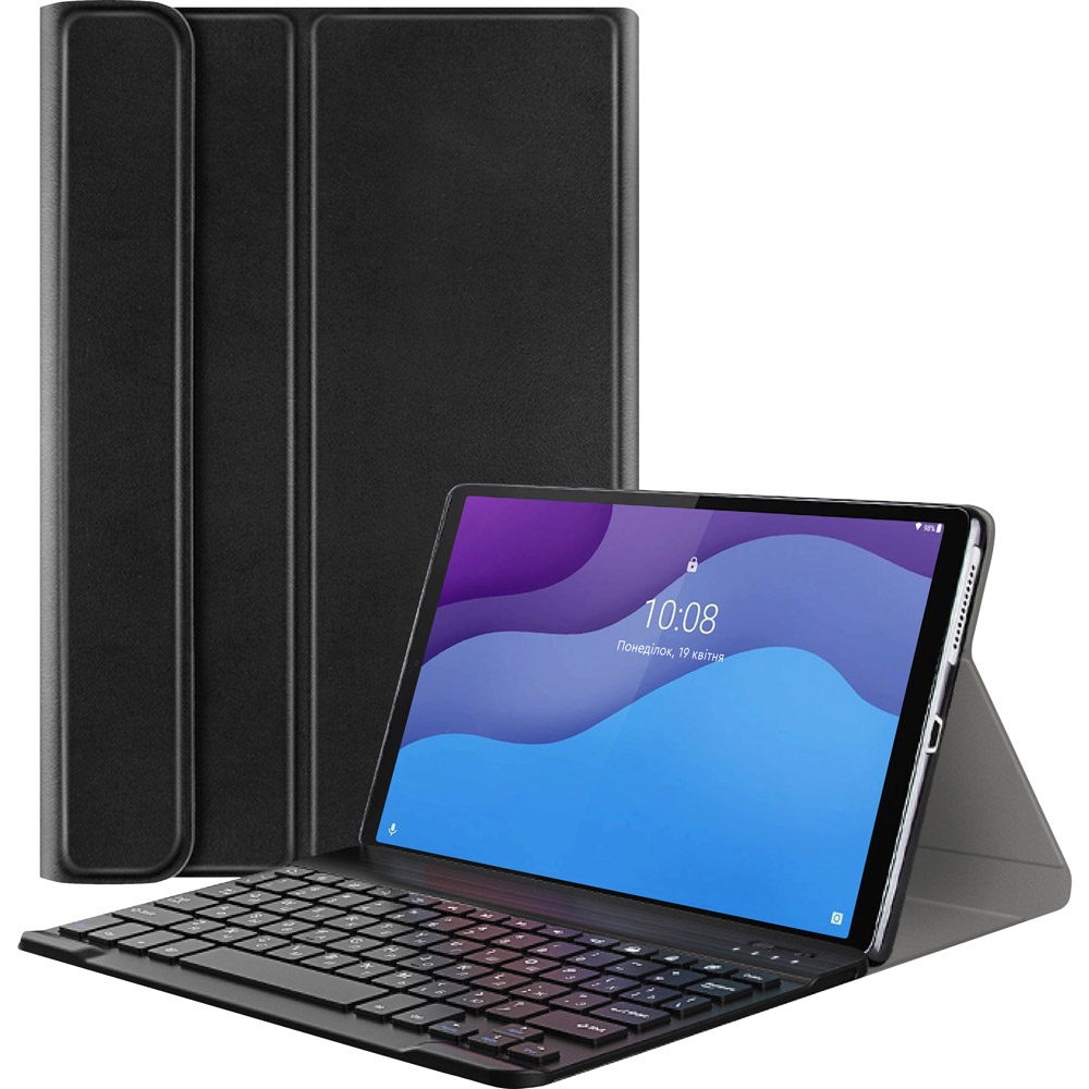 Чехол-клавиатура AIRON Premium для Lenovo Tab M10 HD (2nd Gen) TB-X306F Black (4822352781053)