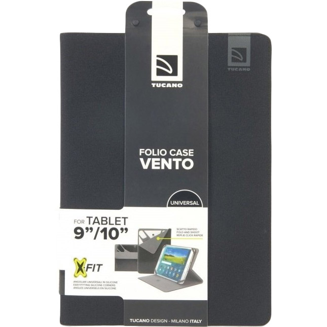 Фото Чохол TUCANO Vento Universal для планшетів 9-10" Black (TAB-VT910)