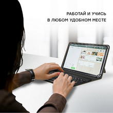 Чохол AIRON Premium Universal 10-11" з Bluetooth клавіатурою Black (4822352781060)