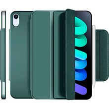 Чехол BECOVER Magnetic Buckle для Apple iPad mini 6 2021 Dark Green (706826)
