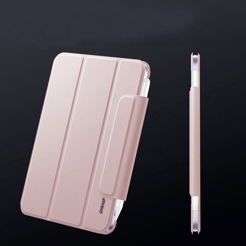 Чохол BECOVER Magnetic Buckle для Apple iPad mini 6 2021 Pink (706829) Матеріал штучна шкіра