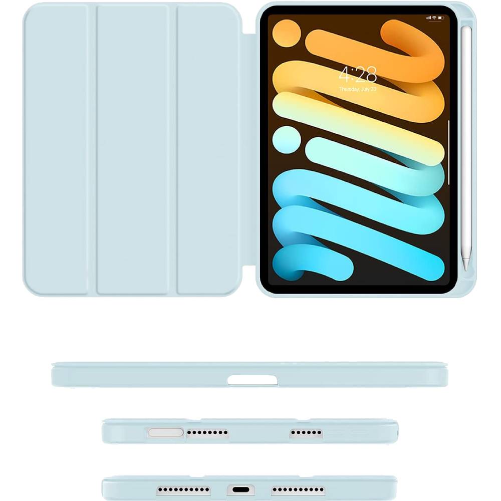 Чехол BECOVER Apple iPad mini 6 2021 Light Blue (706788) Материал полиуретан