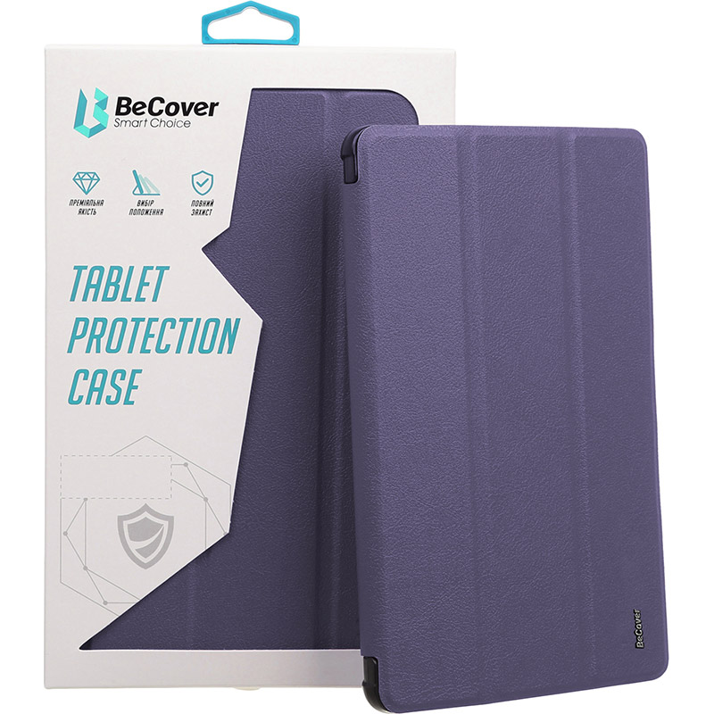 

Чехол BECOVER Tri Fold Soft TPU для Apple iPad 10.2 2019/2020/2021 Purple (706739), Apple iPad 10.2 2019/2020/2021 Purple (706739)