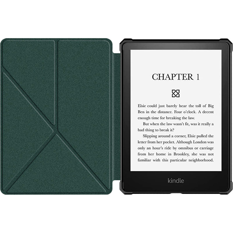 Чохол BECOVER Ultra Slim Origami для Amazon Kindle Paperwhite 11th Gen 2021 Dark Green (707220) Сумісність за брендом Amazon