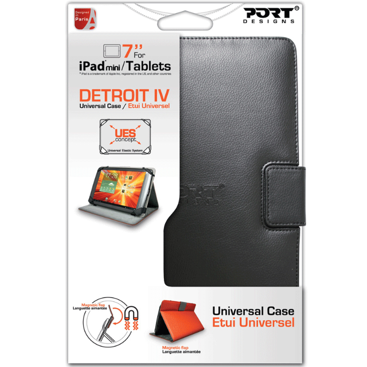 Чохол PORT Universal Tablet Case 7" DETROIT IV Black Вага 0.25