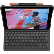 Чехол-клавиатура LOGITECH Slim Folio для iPad 7/8/9 gen UK Graphite (920-009480)