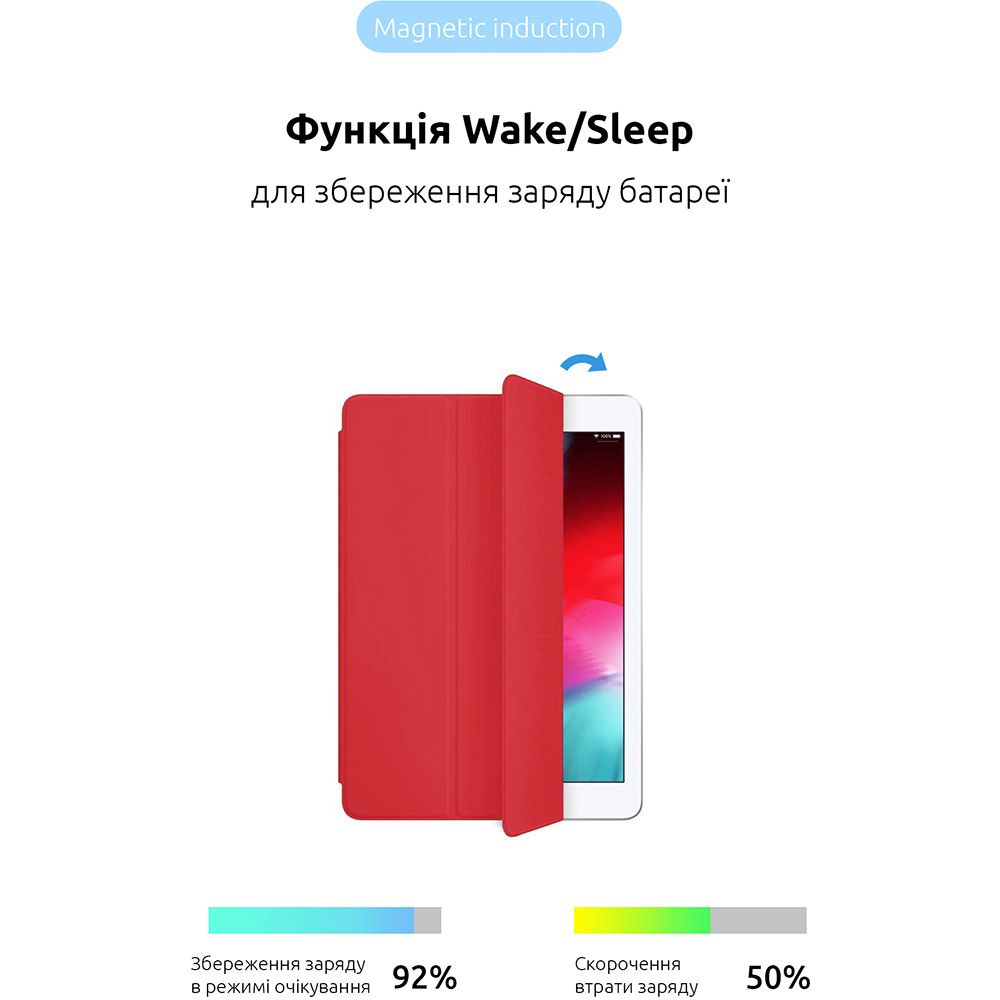 Чехол ArmorStandart Smart Case OE для iPad 11 2025 (A16) / 10.9 2024 / 2022 Red (ARM65118) Совместимость по модели Apple iPad 11" (11 Gen)