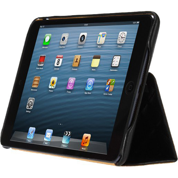 Внешний вид Чехол JISONCASE Quilted Leatherette Smart Case для Apple iPad mini Black (JS-IDM-02G10)