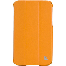 Чехол-книжка JISONCASE Premium Leatherette Smart Case для Samsung Galaxy Tab 3 7" Orange (JS-S21-03H80)