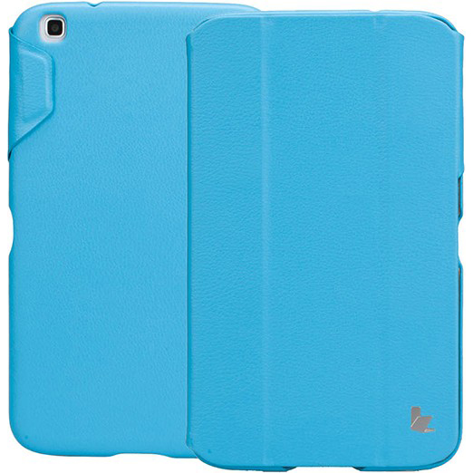 Чехол-книжка JISONCASE Premium Leatherette Smart Case для Samsung Galaxy Tab 3 8" Blue (JS-S31-03H40)