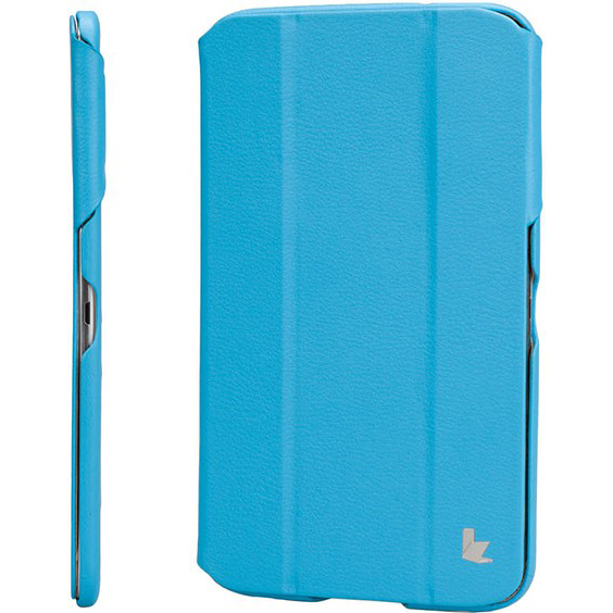 Чехол-книжка JISONCASE Premium Leatherette Smart Case для Samsung Galaxy Tab 3 8" Blue (JS-S31-03H40) Вес 0.28