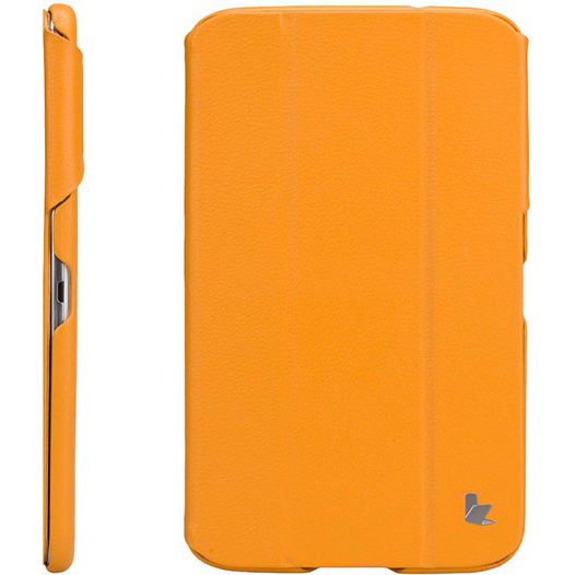 Чехол-книжка JISONCASE Premium Leatherette Smart Case для Samsung Galaxy Tab 3 8" Orange (JS-S31-03H80) Особенности трансформируется в подставку