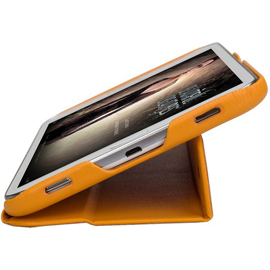 Внешний вид Чехол-книжка JISONCASE Premium Leatherette Smart Case для Samsung Galaxy Tab 3 8" Orange (JS-S31-03H80)