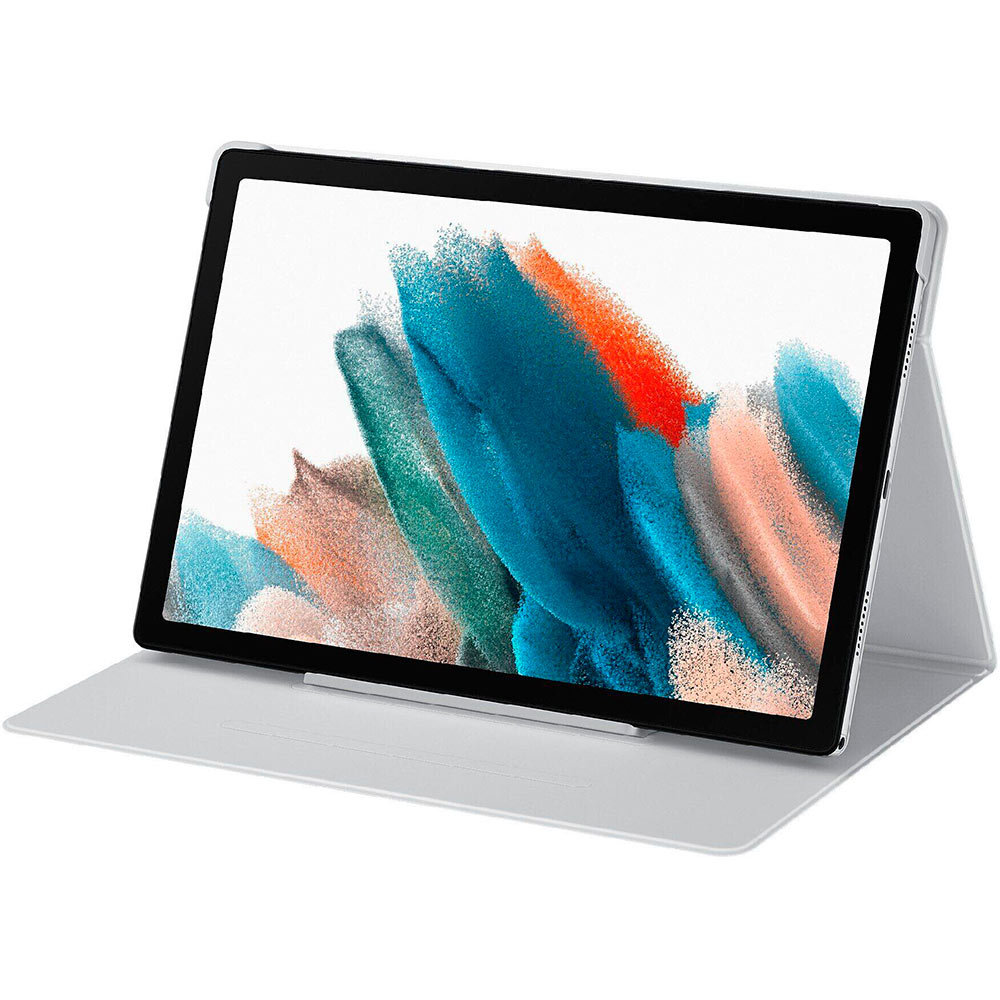 Чехол Book Cover для Samsung Galaxy Tab A8 10.5 X200/205 Silver (EF-BX200PSEGRU) Материал полиуретан