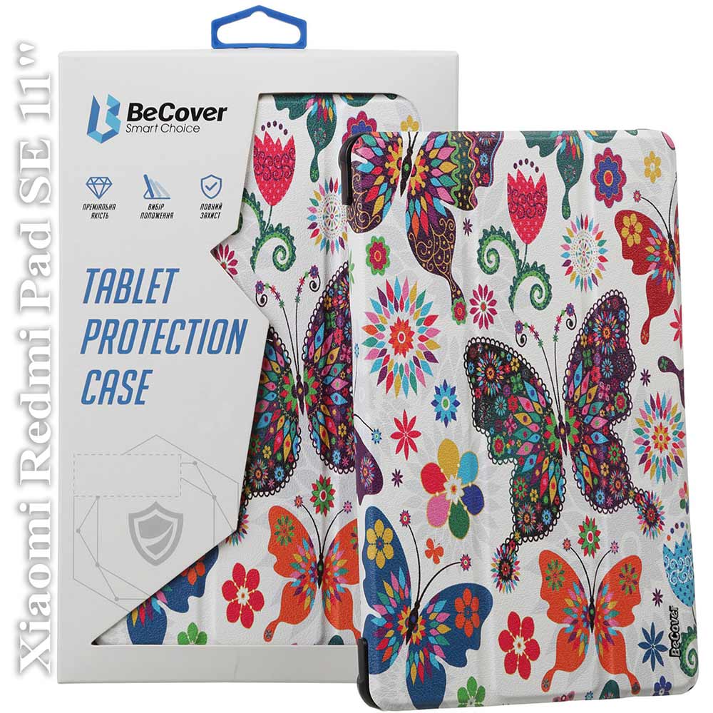 Чехол BECOVER Smart Case для Xiaomi Redmi Pad SE 11" Butterfly (709865)