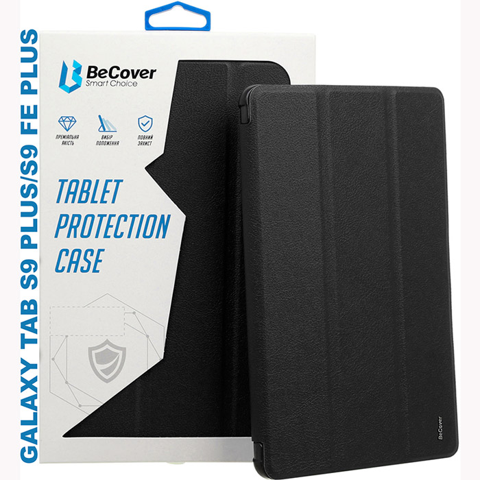 Чехол BECOVER Smart Case для Samsung Galaxy Tab S9 Plus/S9 FE Plus 12.4" Black (709895) Совместимость по модели Samsung Galaxy Tab S9 Plus