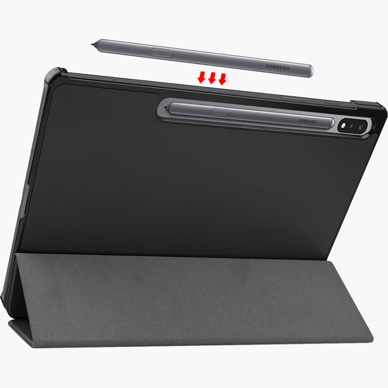 Чехол BECOVER Smart Case для Samsung Galaxy Tab S9 Plus/S9 FE Plus 12.4" Black (709895) Материал искусственная кожа