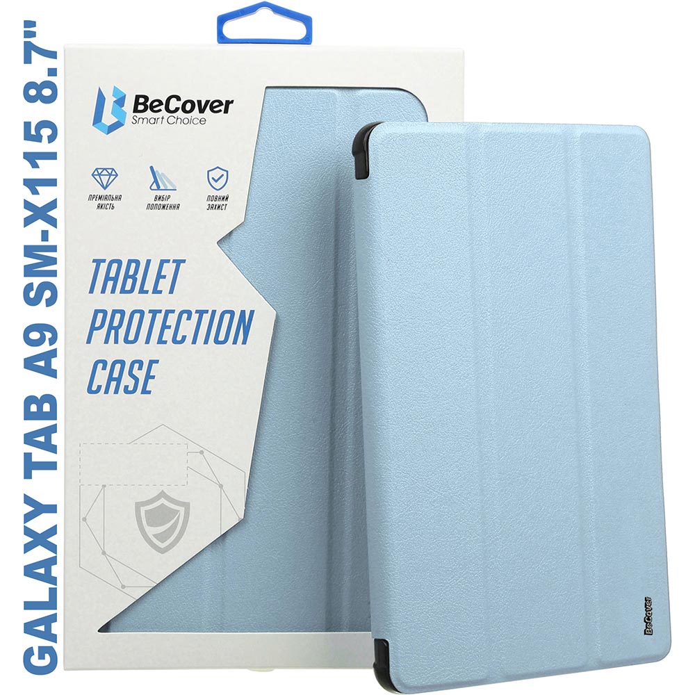 Чохол BECOVER Soft Edge для Samsung Galaxy Tab A9 8.7" Light Blue (710358) Сумісність за моделлю Samsung Galaxy Tab A9