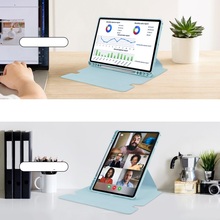 Чохол BECOVER 360° Rotatable до Samsung Galaxy Tab S9 Plus/S9 FE Plus 12.4" Light Blue (710401)