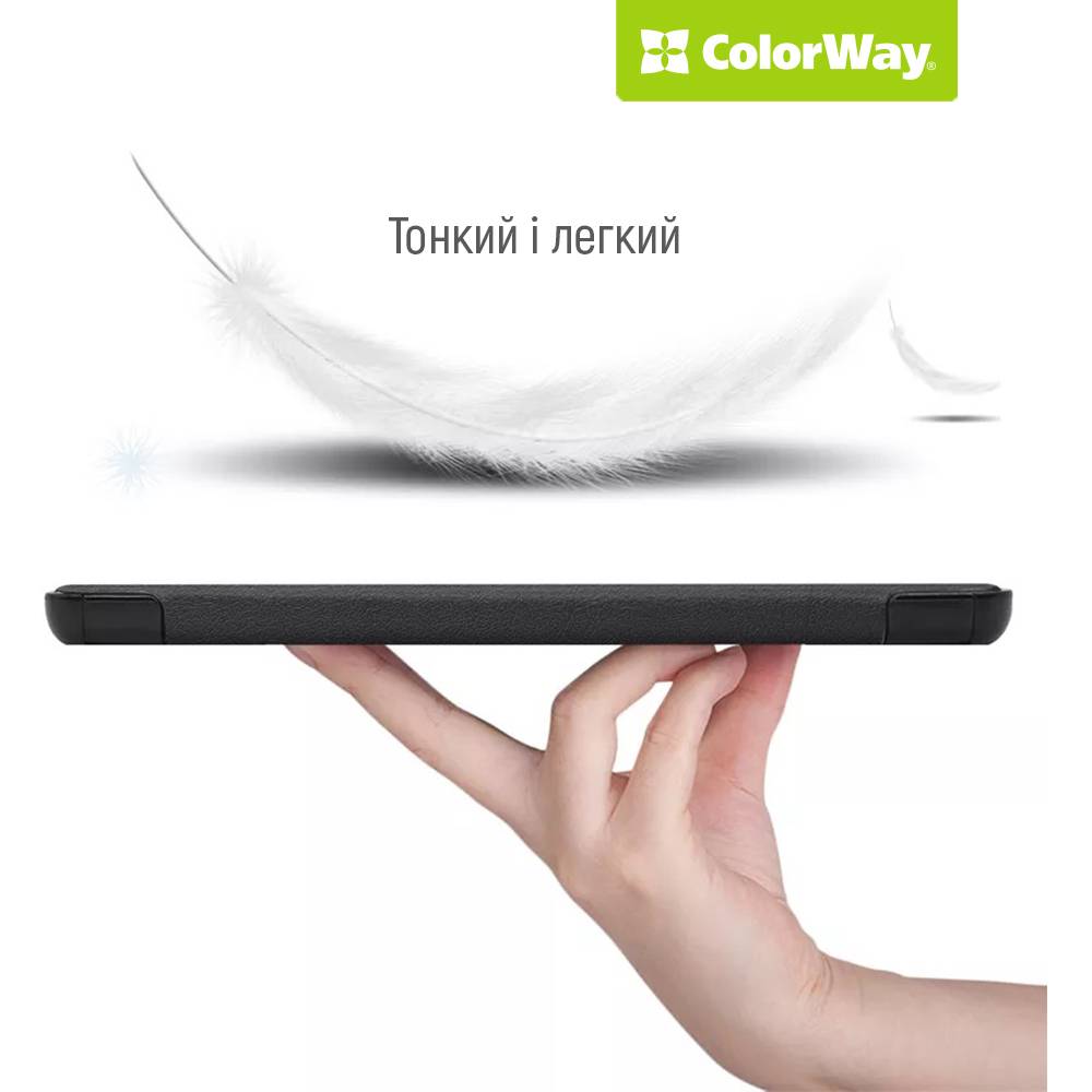 Чехол COLORWAY для Lenovo Tab M11 Черный (CW-CTLTM11-BK) Особенности трансформируется в подставку