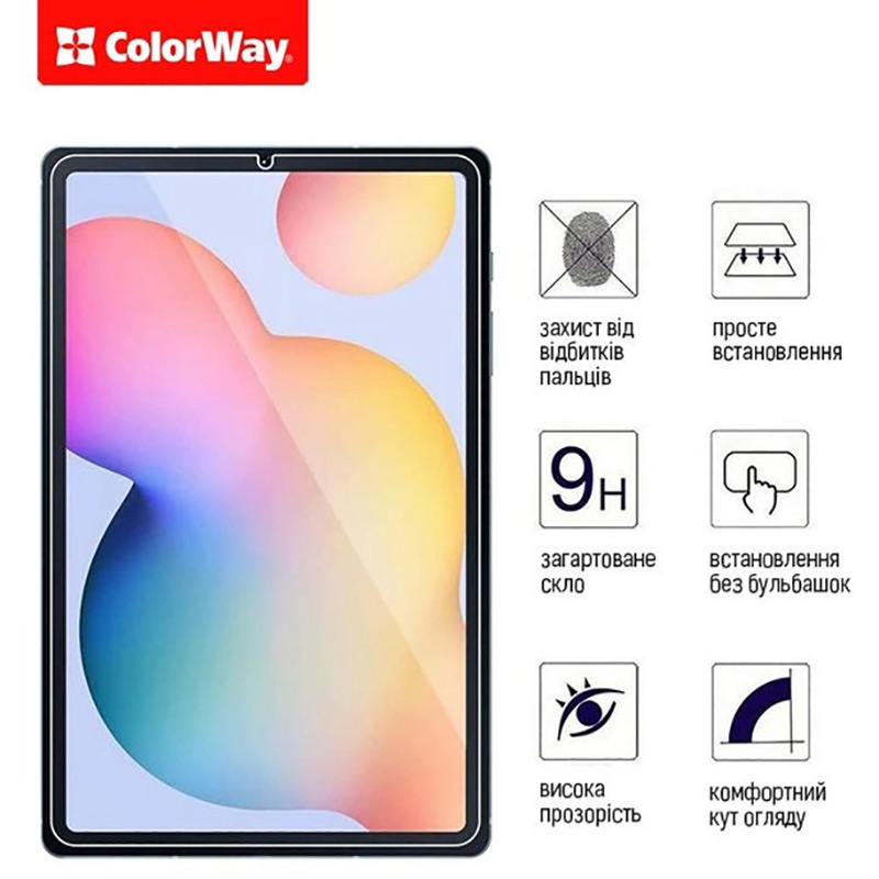Захисне скло ColorWay 9H для Lenovo Tab P12 (CW-GTLTP12) Сумісність за моделлю Lenovo Tab P12