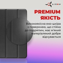 Чохол AIRON Premium для Lenovo Tab P12 Pro black із захисною плівкою та серветкою (4822352781108)