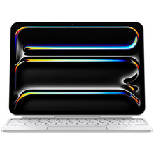 Чохол-клавіатура APPLE Magic Keyboard для iPad Pro 11-inch (M4) Ukrainian White (MWR03UA/A)