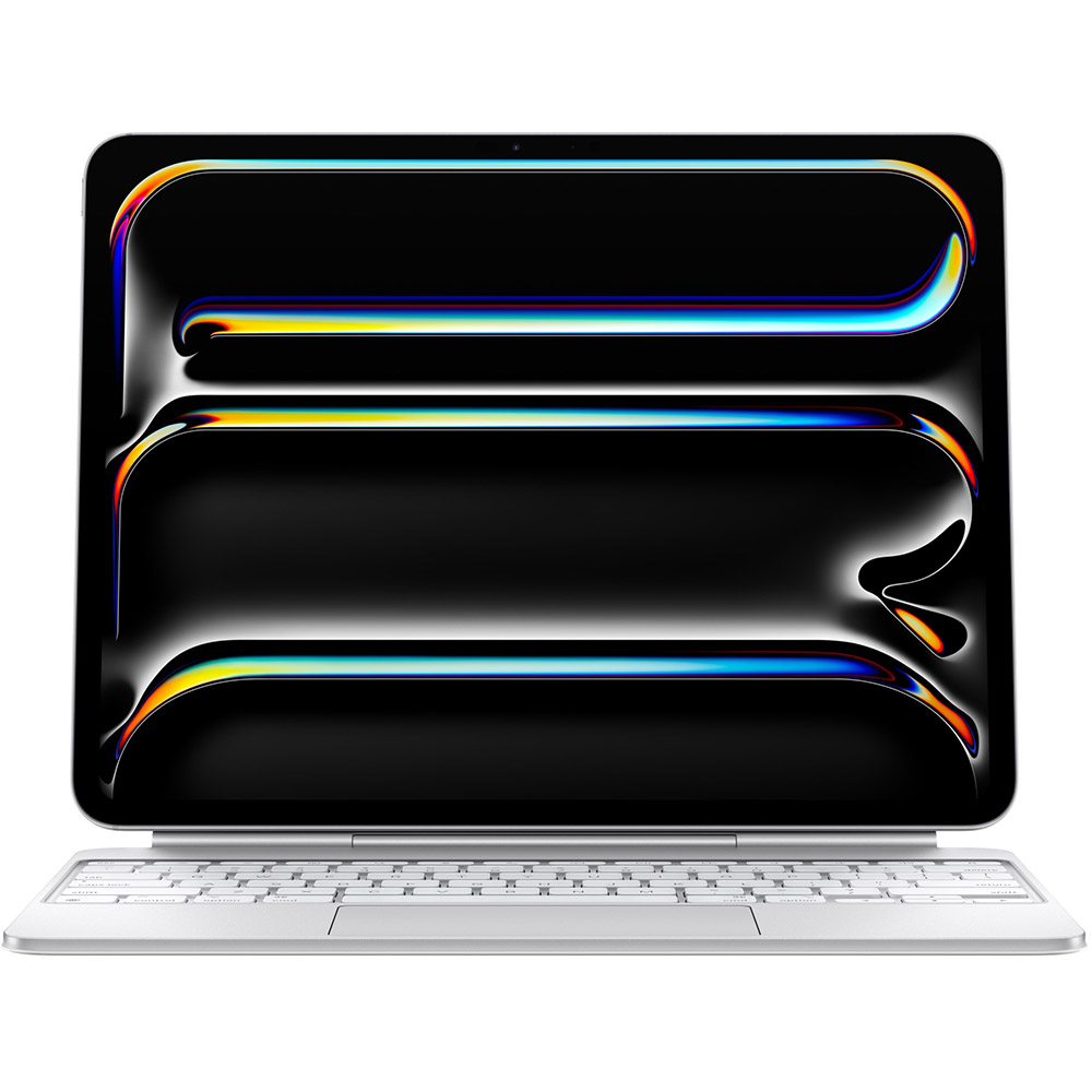 Чехол-клавиатура APPLE Magic Keyboard for iPad Pro 13-inch (M4) Ukrainian White (MWR43UA/A)
