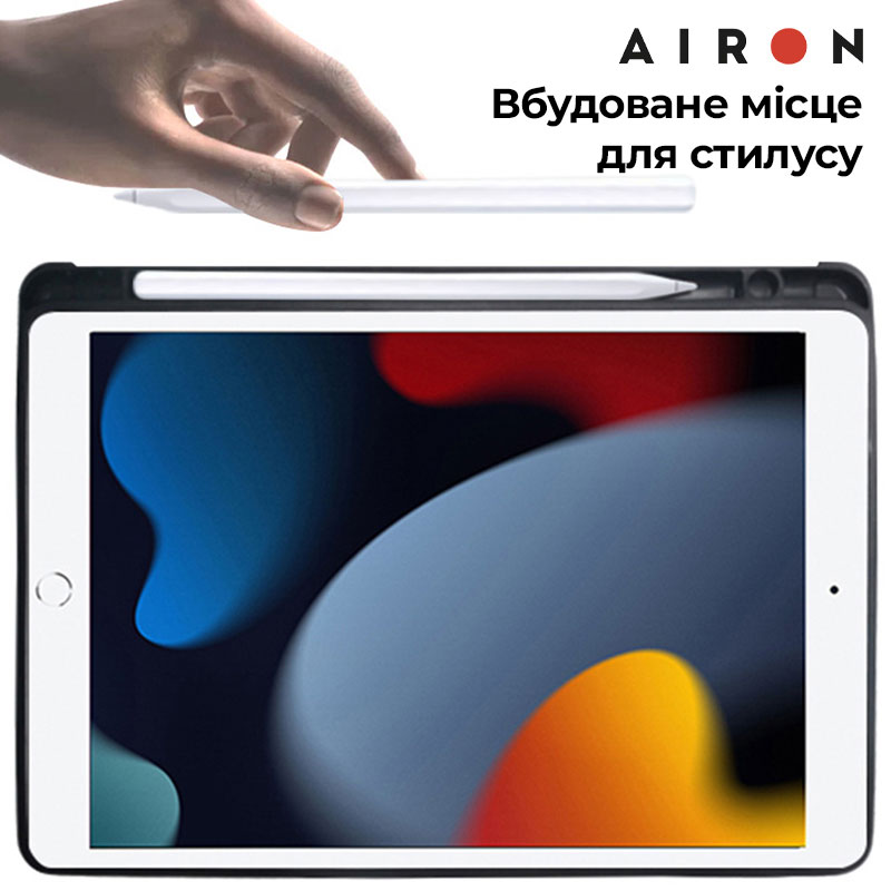 Чохол Airon Premium для iPad 10.2" 2019/2020/2021 7/8/9th Gen та Air 3 (4822352781112) Сумісність за моделлю Apple iPad 10.2 2020