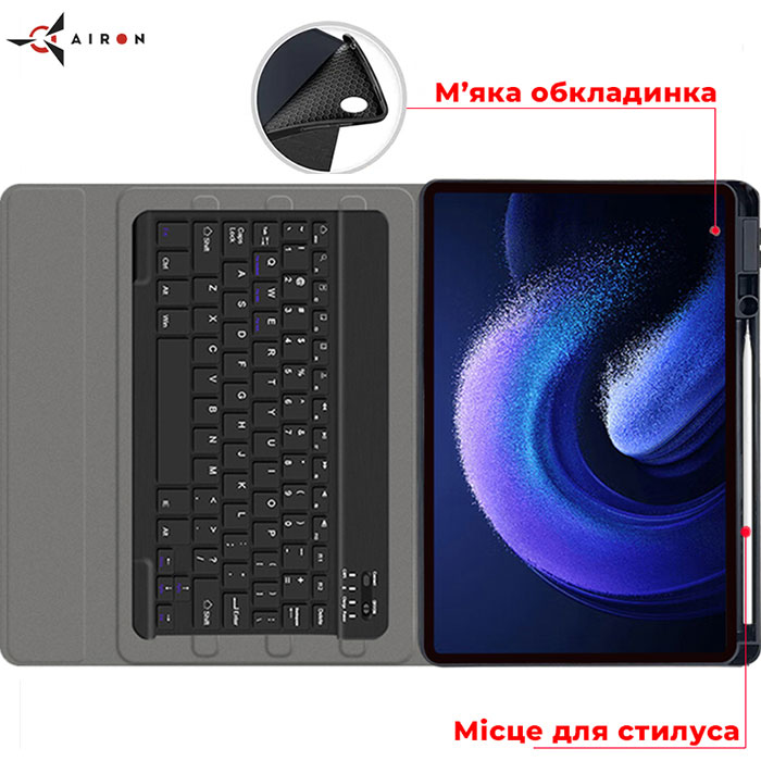 Чохол Airon Premium для Xiaomi MiPad 6/6 Pro 11'' 2023 (4822352781113) Сумісність за моделлю Xiaomi Mi Pad 6 Pro