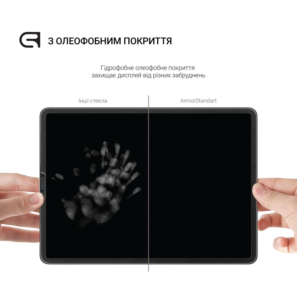 Фото 2 Защитное стекло ARMORSTANDART Glass CR для Apple iPad Air 11 2024 Clear (ARM76338)