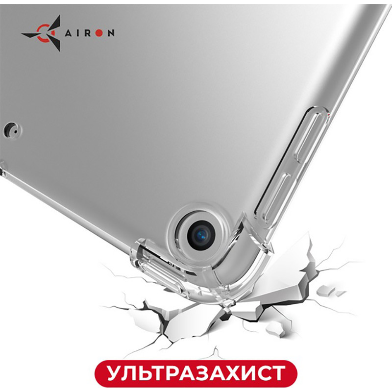 Чехол AIRON Premium для Apple iPad 10.2" 2019/2020/2021 7/8/9th Gen/Air 3 Transparent (4822352781120) Совместимость по модели Apple iPad Air 3 2019