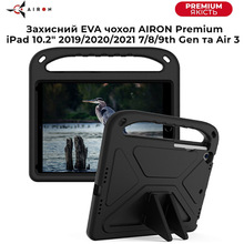 Чехол AIRON Premium для Apple iPad 10.2" 2019/2020/2021 7/8/9th Gen/Air 3 с креплением для стилуса Apple Pencil Black (4822352781119)