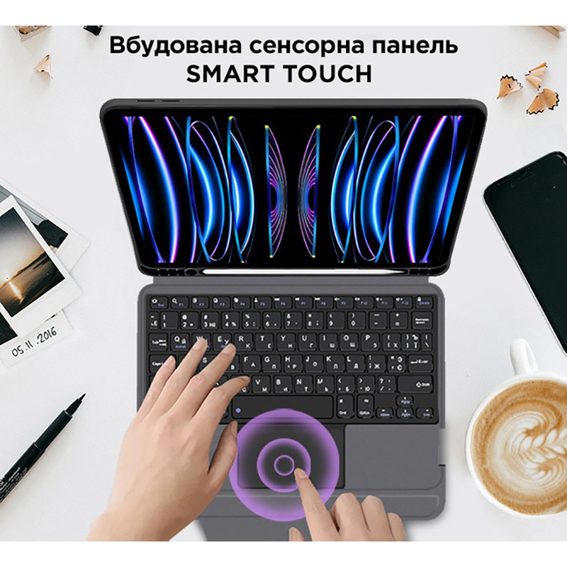 В інтернет магазині Чохол AIRON Premium для Apple iPad Pro 11 2018/2020/2021 Dark Grey (4822352781096)