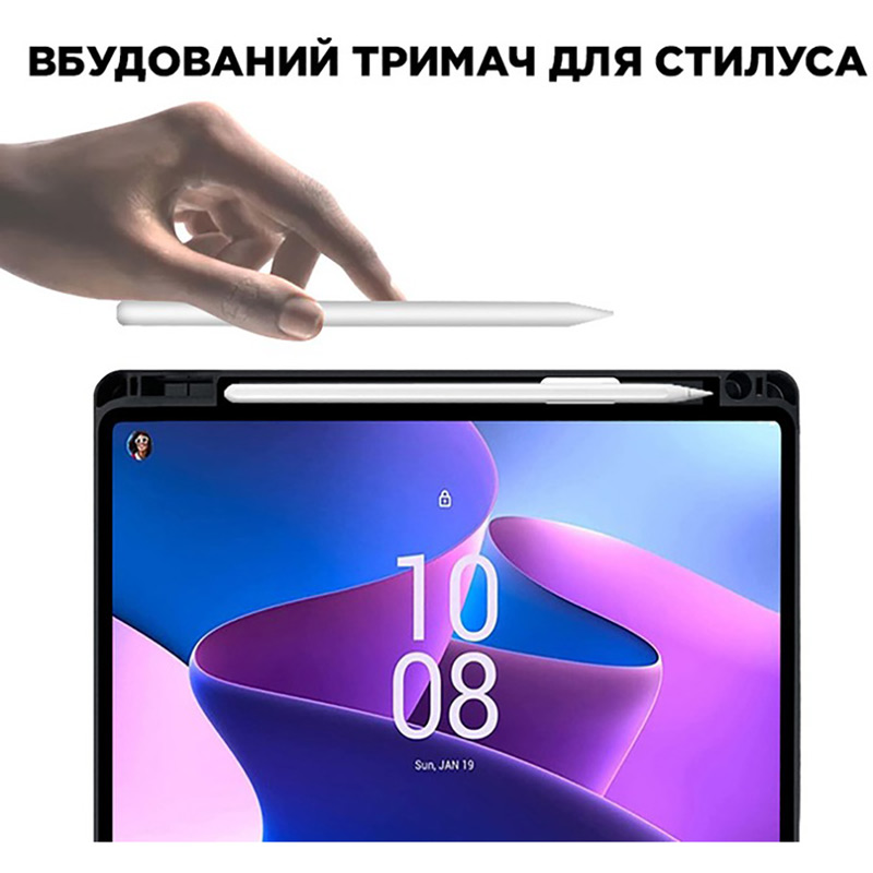 Фото 16 Чехол AIRON Premium для Lenovo tab M10 Plus (3th gen) 2022 10.6" Dark Grey (4822352781100)