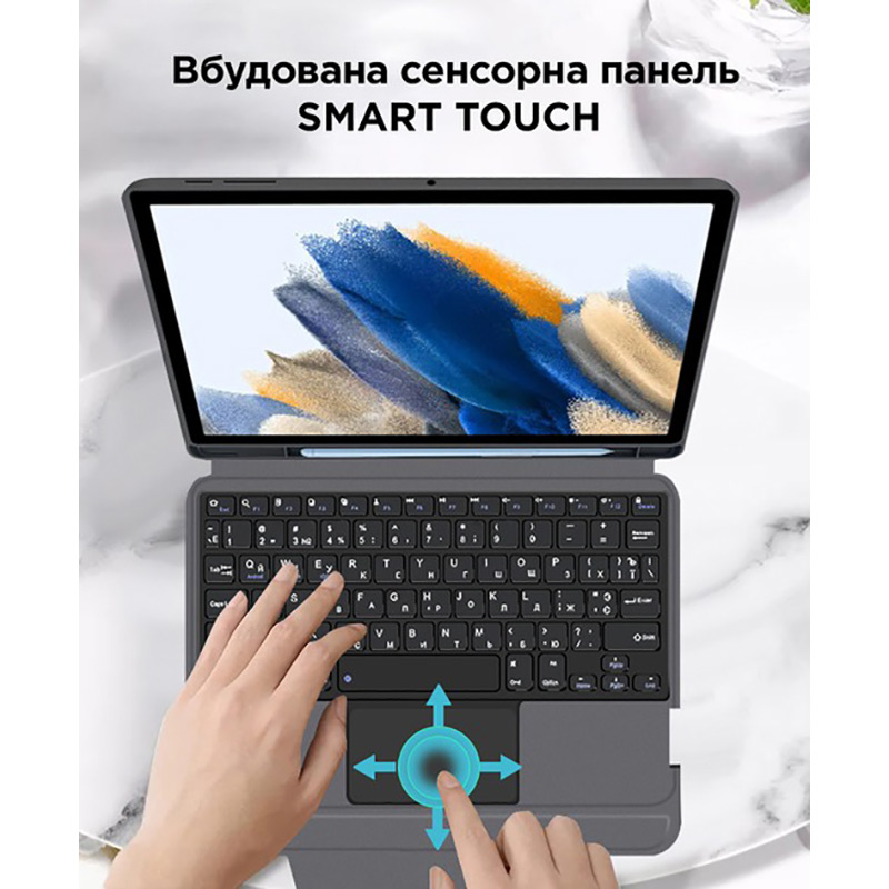 Зображення Чохол AIRON Premium для Samsung Galaxy Tab A8 10.5 X200 (2022) Dark Grey (4822352781097)