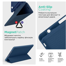 Чехол ARMORSTANDART Smart Fold Pen для Apple iPad 10.9 2024 / 2022 Dark Blue (ARM74946)