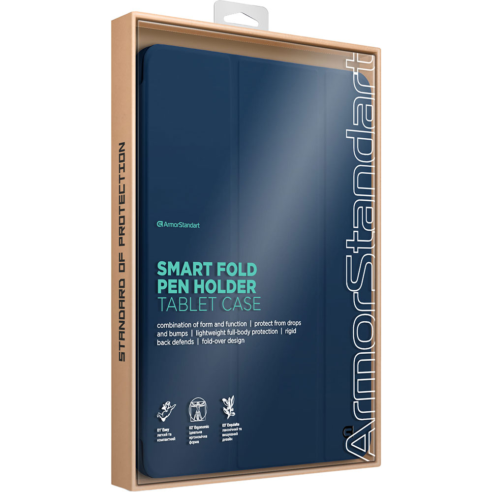 Чохол ARMORSTANDART Smart Fold Pen для Apple iPad 10.9 2024 / 2022 Dark Blue (ARM74946) Сумісність за моделлю Apple iPad 10.9" (10 Gen)