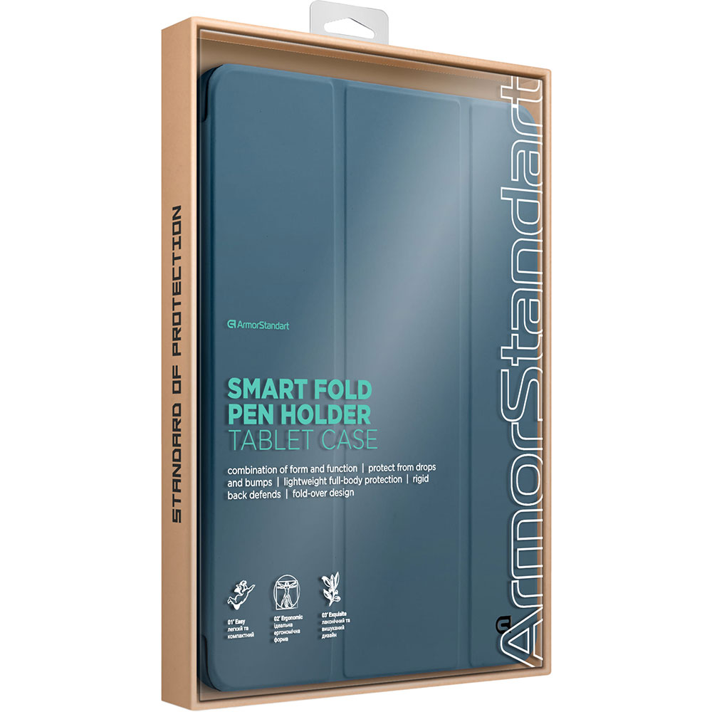 Чехол ARMORSTANDART Smart Fold Pen для Apple iPad 10.9 2024 / 2022 Lavender Grey (ARM74942) Совместимость по модели Apple iPad 10.9" (10 Gen)